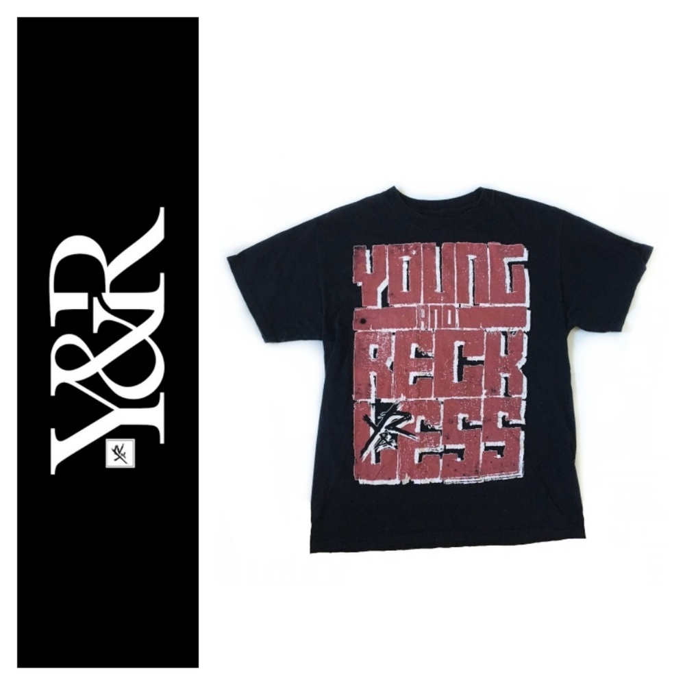 Young & Reckless Rock n' Roll Black and Red Shirt